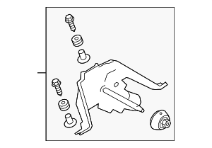 86510AN08A - Body: Wiper Motor for Subaru: Outback Image