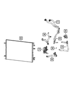 68579160AA - Cooling: Heater Supply And Return Hose for Mopar Image image