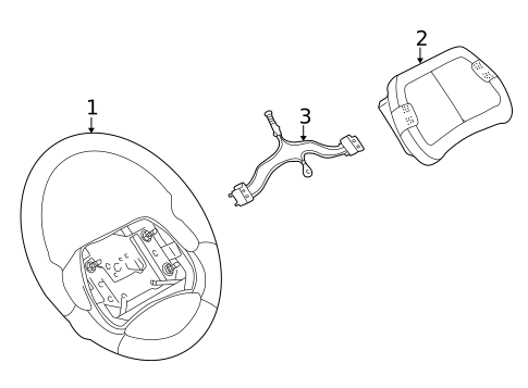 Steering Wheel for 1994 Chevrolet Camaro #1