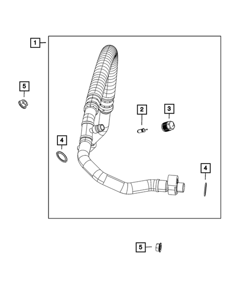 Air Conditioner and Heater Plumbing for 2024 Jeep Gladiator #1