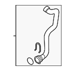 8R0121055D - Cooling System: Lower Hose for Audi Image image