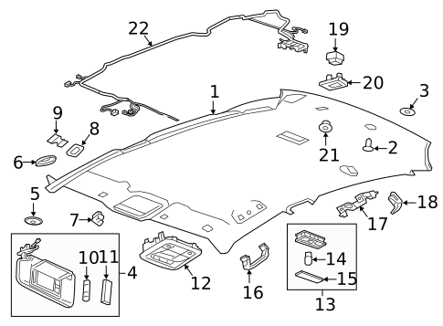 Roof for 2021 Chevrolet Malibu #0