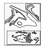 T4A44036 - Body: Quarter Panel Assembly for Jaguar: F-Pace Image