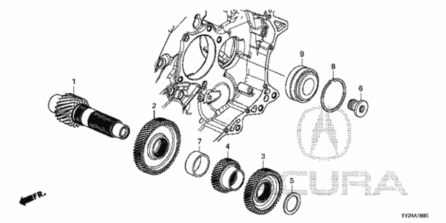 AT Countershaft (DCT) for 2014 Acura RLX #0