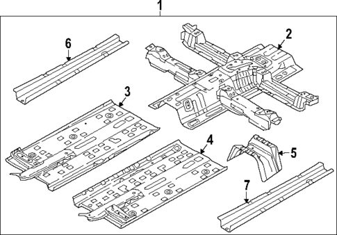 Floor for 2023 Kia Niro #0