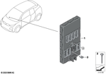 61136917401 - Vehicle Electrical System: Fuse Mini, Yellow-Brown for BMW Image