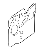 2M5Z5424786AA - Body: Water Deflector for FORD Image