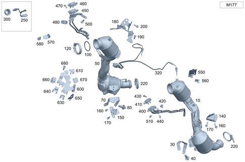 Exhaust System for 2024 Mercedes-Benz SL63 AMG S E Performance #0
