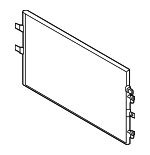 921105MP0A - HVAC: Condenser for Nissan: ARIYA Image