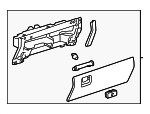 553200C030C1 - Body: Glove Box Assembly for Toyota: Tundra Image