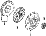 F8CZ6375BA - : Flywheel for Ford Image