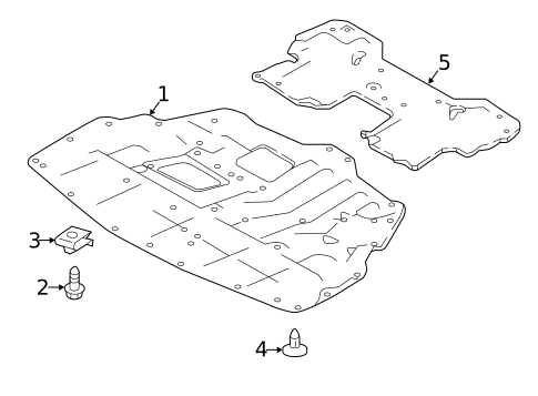 Splash Shields for 2021 INFINITI Q60 #0