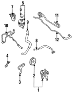 49110D4005 - : Power Steering Pump for Nissan: Stanza Image