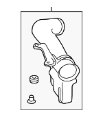 KLG413200D - Engine: Air Inlet Duct for Mazda: 626 Image
