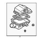 KLG413320B - : Air Cleaner Assembly for Mazda: 626 Image
