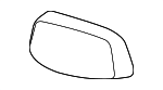 51167078359 - Body: Mirror Cover for BMW: 525i, 525xi, 528i, 528i xDrive, 528xi, 530i, 530xi, 535i, 535i xDrive, 535xi, 545i, 550i, 645Ci, 650i, M5, M6 Image