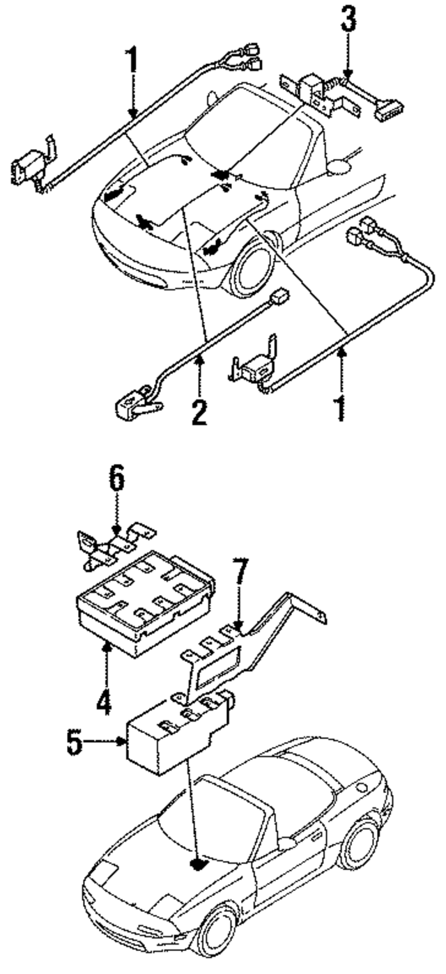 NA0157K2YK - Electrical: Air Bag Sensor for Mazda Image