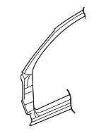 1K3809835A - Body: Aperture Panel for Volkswagen: GTI, R32, Rabbit Image