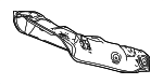 17167F2050 - Exhaust: Manifold Cover for Toyota Image