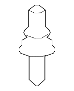 281712H000 - Engine: Lower Cover Bolt for Kia: Borrego, Carnival, Forte, Forte Koup, Forte5, K4, K5, K900, Niro, Niro EV, Optima, Rio, Rio5, Sedona, Seltos, Sorento, Soul, Sportage, Stinger, Telluride Image