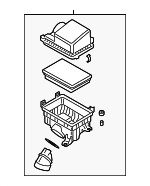28110M6050 - : Air Cleaner Assembly for Kia: Forte Image