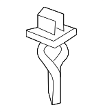 634510R080 - Body: Rail Retainer for Toyota Image