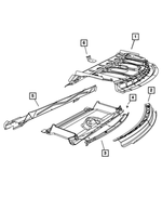 5065274AA - Body Sheet Metal Except Doors: Tether Bracket for Mopar Image