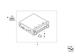 61136913666 - Audio, Navigation, Electronic Systems: Socket Housing for BMW Image