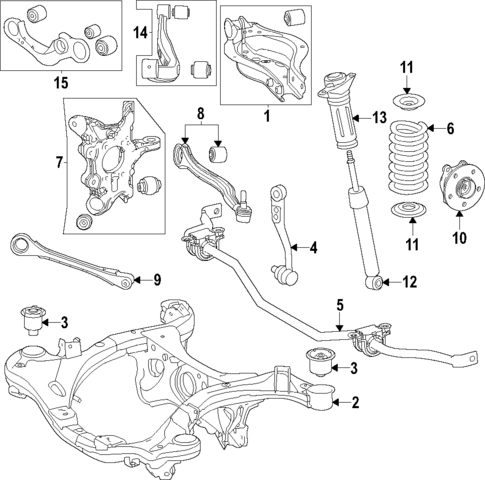 Rear Suspension for 2025 Toyota Crown Signia #0