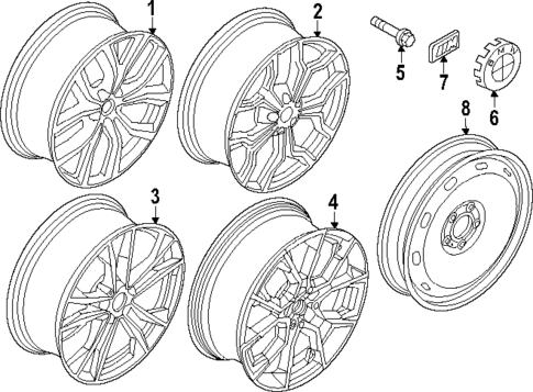Wheels for 2021 BMW X2 #0
