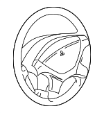MR569189XA - : Steering Wheel for Mitsubishi Image