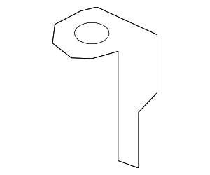 PAB12123300 - Cooling System: Engine Coolant Reservoir Bracket for Porsche Image