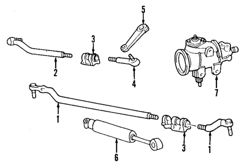 Steering Gear & Linkage for 2004 Ford Excursion #5