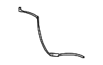 HWV00532 - Body: Washer Hose for Chrysler: Cirrus, Sebring, Town &amp; Country | Dodge: Caravan, Grand Caravan, Mini Ram, Ram 1500, Stratus | Jeep: Liberty, Wrangler Image
