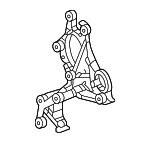 1780112900 - HVAC: Upper Bracket for Mercedes-Benz Image