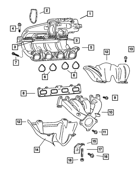 Manifolds for 2001 Chrysler PT Cruiser #0