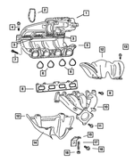 4777866AE - Engine 2.4L Four Cylinder: Intake Manifold for Mopar Image