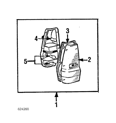 Tail Lamps for 1986 Mitsubishi Mighty Max #0