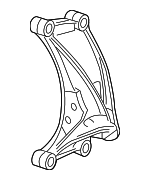 6E903143D - Electrical: Alternator Bracket for Audi Image