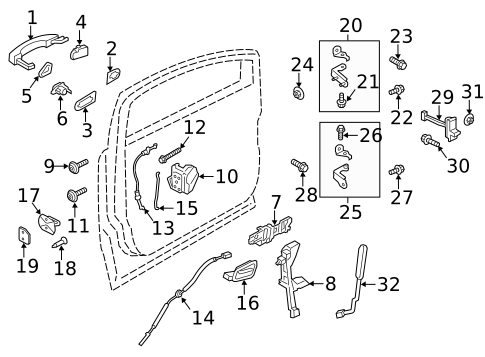 Rear Door for 2016 Ford Escape #0