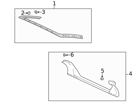 Interior Trim for 2002 Pontiac Aztek #0