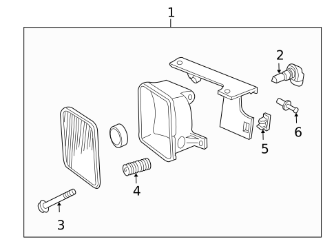 Fog Lamps for 1998 Chevrolet Cavalier #0
