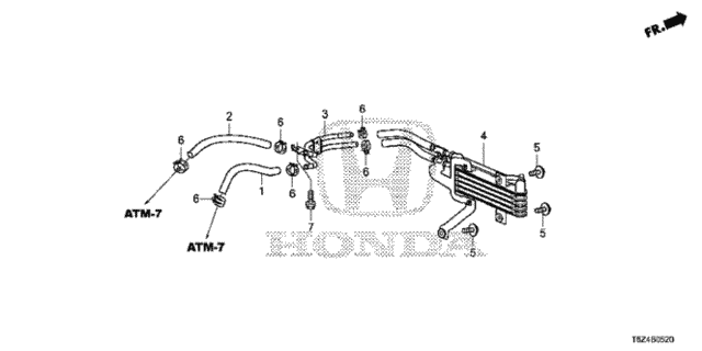 ATF Cooler (-'19) for 2017 Honda Ridgeline #0