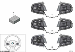 61317854183 - Vehicle Electrical System: Switch, Multifunct. Steering Wheel for BMW Image