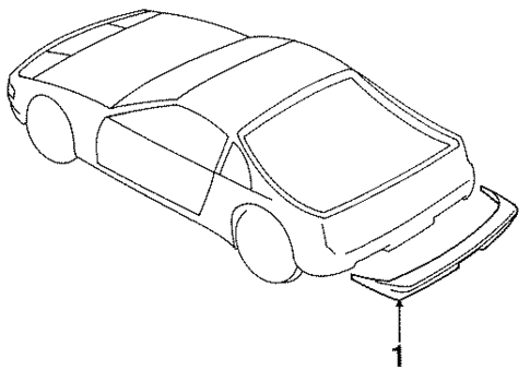 Spoiler for 1995 Nissan 300ZX #0