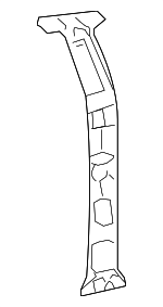 4L3Z1624301AA - Body: Center Pillar Reinforced for Ford: F-150 | Lincoln: Mark LT Image