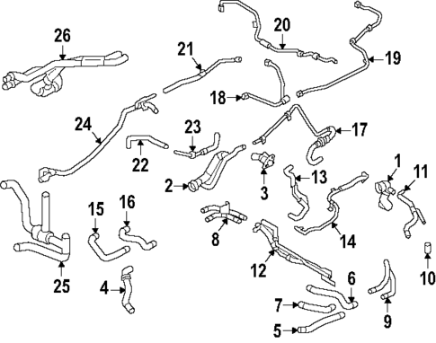 Hoses & Lines for 2018 Audi RS5 #0