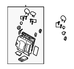 894002S051TMJ - : 2011-2013 Hyundai Tucson - Seat Back Assembly for Hyundai: Tucson Image