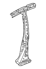 63210TK6305ZZ - Body: Center Pillar Reinforced for Honda: Fit Image