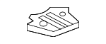 63536TF0003 - Body: Aperture Reinforced Baffle Plate for Honda: Fit Image